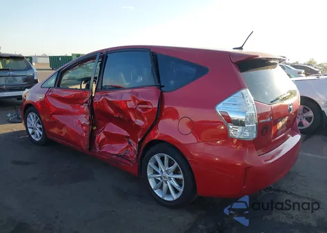 2012 Toyota Prius V Five z USA, uszkodzony, nr VIN JTDZN3EU9C3154344